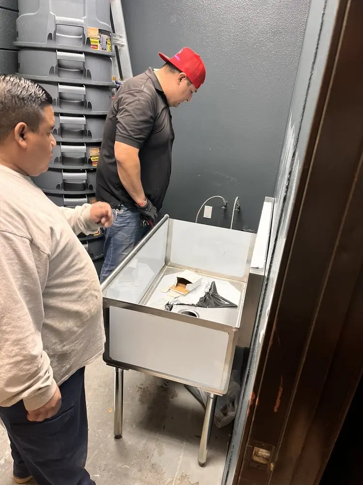 Commercial plumbing and sink installation in Orchard Mesa